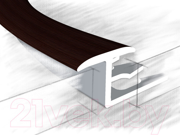Изображение товара Профиль декоративный КТМ-2000 314-315 Т-образный М 2.7м (венге)