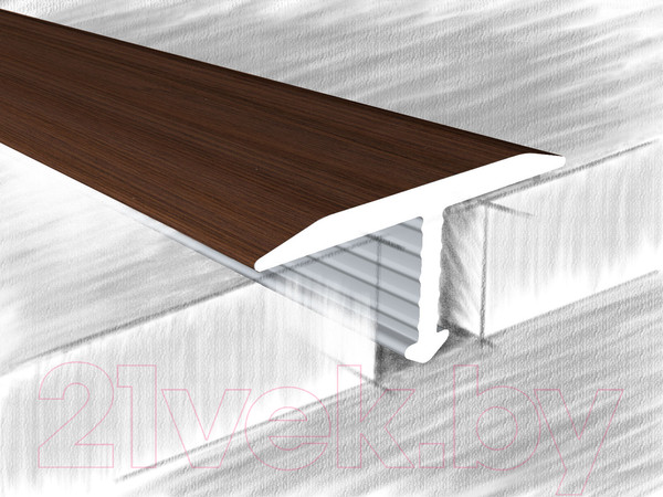 Изображение товара Порог КТМ-2000 318-310 М 2.7м (орех темный)