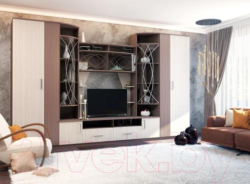 Изображение товара Стенка Горизонт Мебель Атланта (ясень шимо)