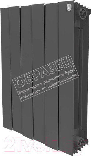 Изображение товара Радиатор биметаллический Royal Thermo PianoForte 500 Noir Sable (11 секций)