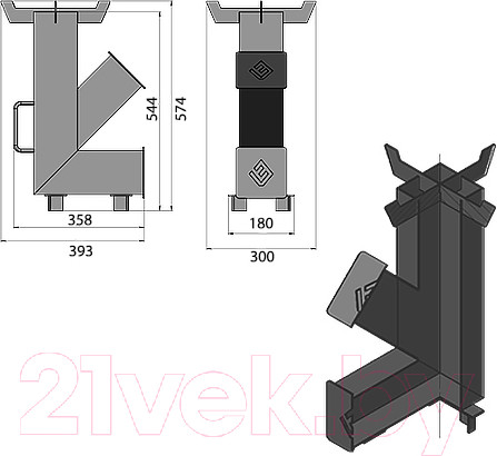 Изображение товара Печь отопительно-варочная Везувий Ракета 1 (12)