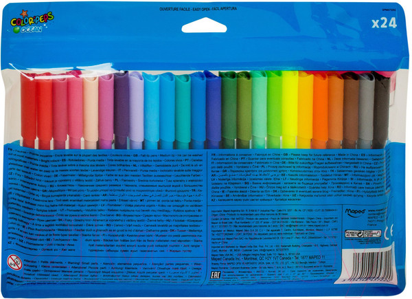 Изображение товара Фломастеры Maped Color Peps Ocean (24шт)