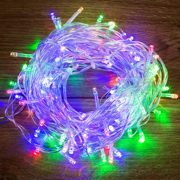 Изображение товара Светодиодная гирлянда Neon-Night Твинкл Лайт 303-199 (15м, мультиколор)