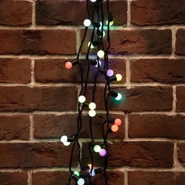 Изображение товара Светодиодная гирлянда Neon-Night Мультишарики 303-529 (20м, RGB)