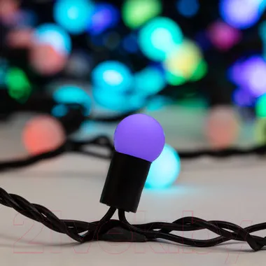 Изображение товара Светодиодная гирлянда Neon-Night Мультишарики 303-529 (20м, RGB)