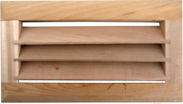 Изображение товара Решетка вентиляционная для бани СаунаОпт Жалюзи малая ВЖ