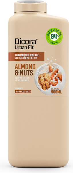 Изображение товара Гель для душа Dicora Almonds & Nuts с витамином В (400мл)