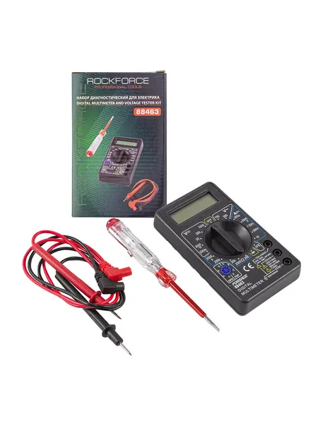 Изображение товара Мультиметр цифровой RockForce RF-88463 (29608)