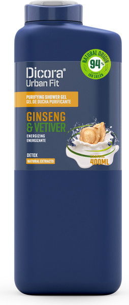 Гель для душа Dicora Vetiver & Ginseng Energy (400мл) — фото 5