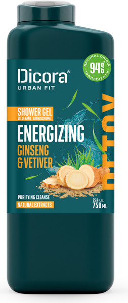 Гель для душа Dicora Ginseng & Vetiver (750мл) — фото 5