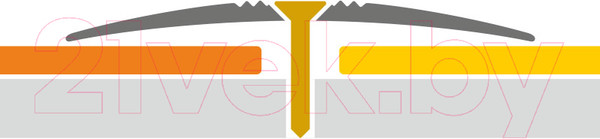 Изображение товара Порог КТМ-2000 3584-01 К 0.9м (серебристый)