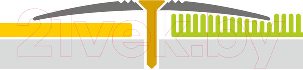 Изображение товара Порог КТМ-2000 3584-01 К 0.9м (серебристый)