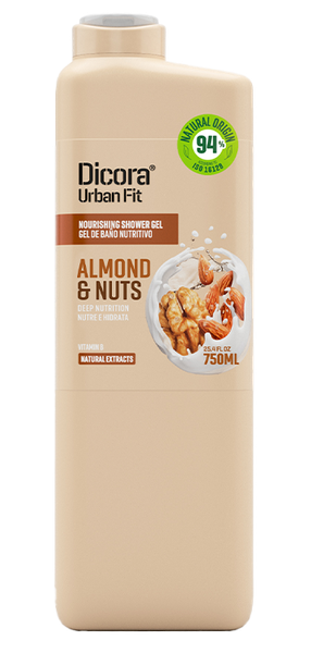 Изображение товара Гель для душа Dicora Almonds & Nuts с витамином В (750мл)