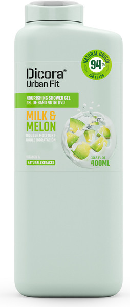 Гель для душа Dicora Milk & Melon с витамином А (400мл) — фото 5