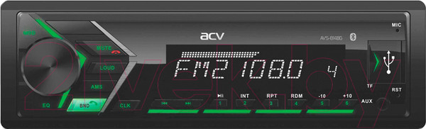 Изображение товара Бездисковая автомагнитола ACV AVS-814BG