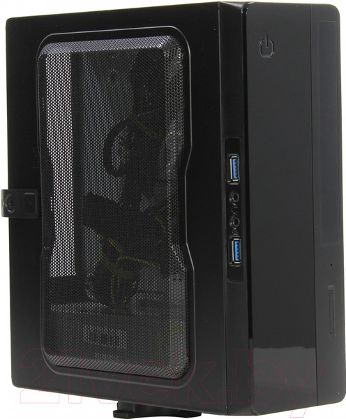 Изображение товара Корпус для компьютера PowerMan EQ101BK mITX 200W