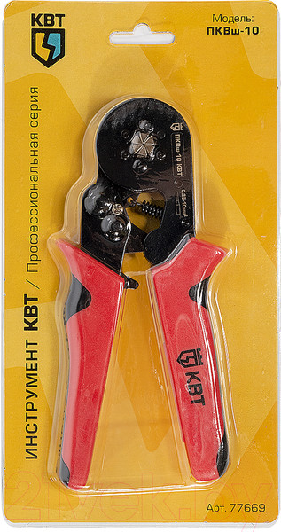 Изображение товара Инструмент обжимной КВТ ПКВШ-10 / 77669