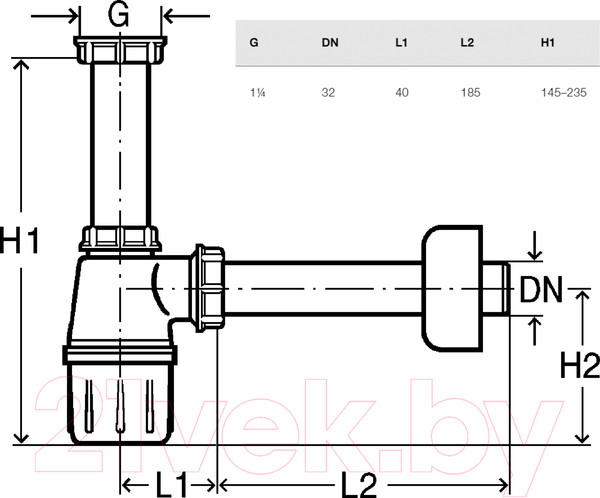 Изображение товара Сифон Viega 108694