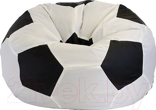 Изображение товара Бескаркасное кресло Flagman Мяч Стандарт М1.1-01 (белый/черный)