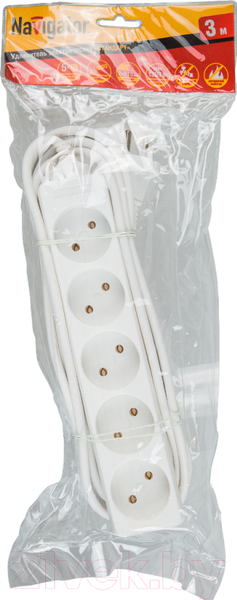 Изображение товара Удлинитель Navigator NPE-S-05-300-X-2x0.75 / 71553