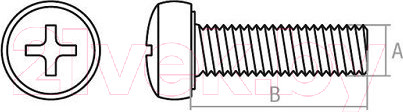 Винт Starfix Полусферическая головка М3x12 DIN 7985 / SMC1-51174-1000 (1000шт, оцинкованный) — фото 6