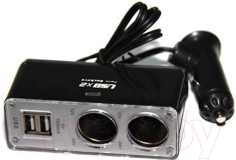 Изображение товара Разветвитель в прикуриватель AVS CS219U / 43262