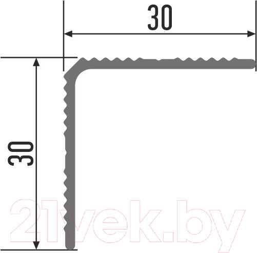 Изображение товара Профиль декоративный КТМ-2000 87-01 Т 1.8м (серебристый)