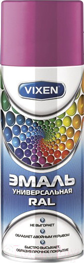 Изображение товара Эмаль автомобильная Vixen RAL 4003 / VX-14003 (520мл, вересково-фиолетовый)