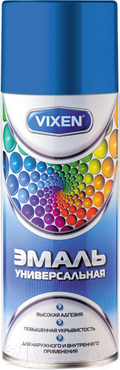 Изображение товара Эмаль автомобильная Vixen RAL 5005 / VX-15005 (520мл, синий)