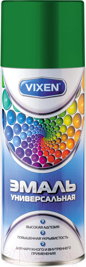 Изображение товара Эмаль автомобильная Vixen RAL 6002 / VX-16002 (520мл, темно-зеленый)