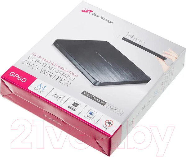 Изображение товара Привод DVD-RW LG GP60NB60 (черный)