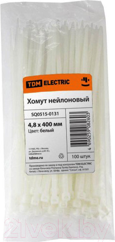Изображение товара Стяжка для кабеля TDM SQ0515-0131 (100шт)
