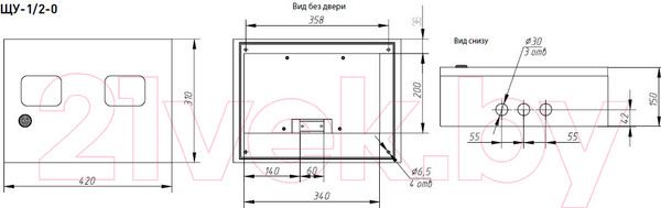 Изображение товара Щит учетный EKF PROxima MB54-2