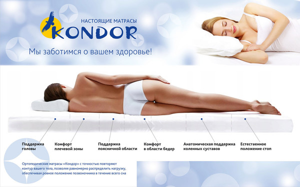 Изображение товара Матрас Kondor Luiz 180x200 (жаккард)