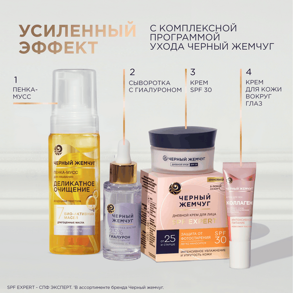 Изображение товара Пенка для умывания Черный жемчуг Деликатное очищение (150мл)