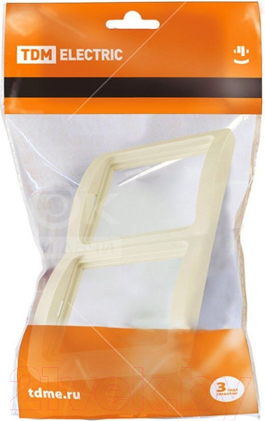 Изображение товара Рамка для выключателей и розеток TDM Валдай SQ1804-0118 (слоновая кость)