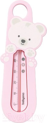Изображение товара Детский термометр для ванны BabyOno Мишка 777/03 (розовый)