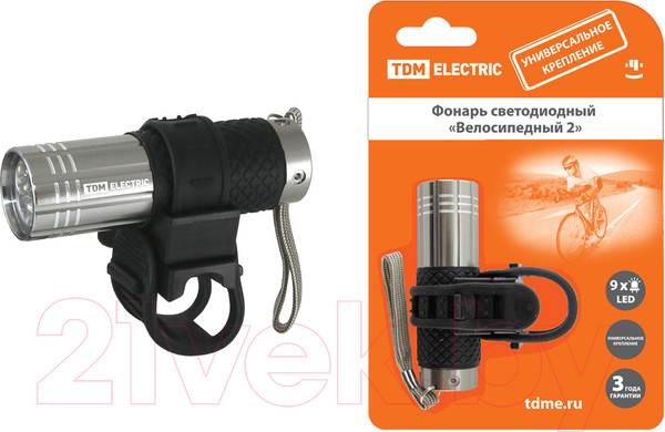 Изображение товара Фонарь для велосипеда TDM SQ0350-0028