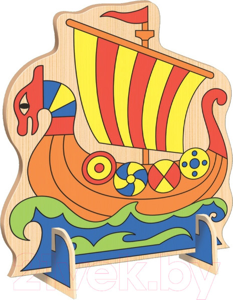 Изображение товара Набор для творчества Десятое королевство Корабль для выпиливания лобзиком / 3743