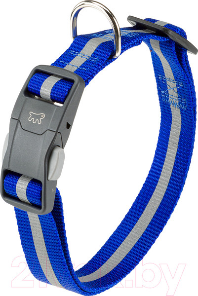 Изображение товара Ошейник Ferplast Club Reflex C15/44 со светоотражающей полоской / 75250225 (синий)
