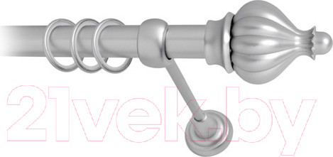 Изображение товара Карниз для штор Lm Decor Купол 145 1р гладкий 25мм (сатин, 4м)