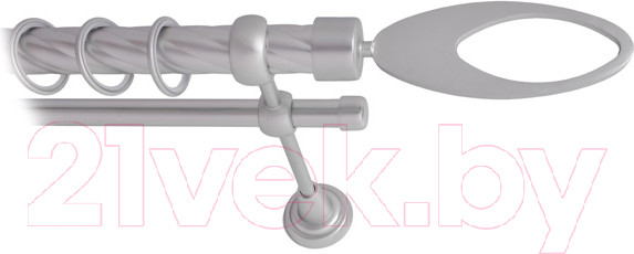 Изображение товара Карниз для штор Lm Decor Эллипс 178 1р витой 25мм (сатин, 4м)