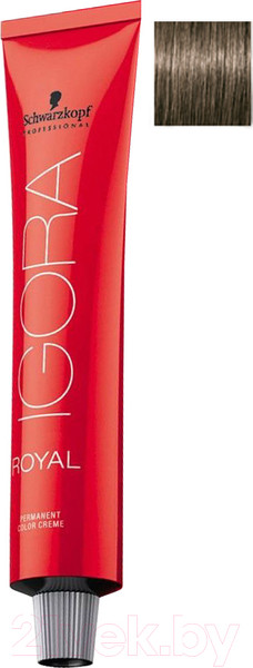 Изображение товара Крем-краска для волос Schwarzkopf Professional Igora Royal Permanent Color Creme 6-1 (60мл)