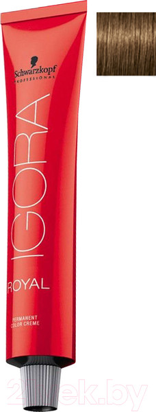Изображение товара Крем-краска для волос Schwarzkopf Professional Igora Royal Permanent Color Creme 6-4 (60мл)