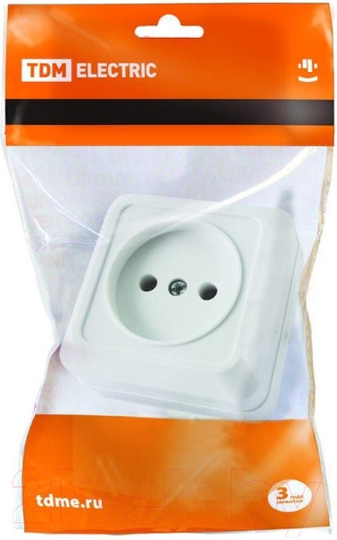 Изображение товара Розетка TDM Ладога SQ1801-0110 (белый)