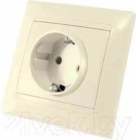 Изображение товара Розетка TDM Лама SQ1815-0111 (слоновая кость)