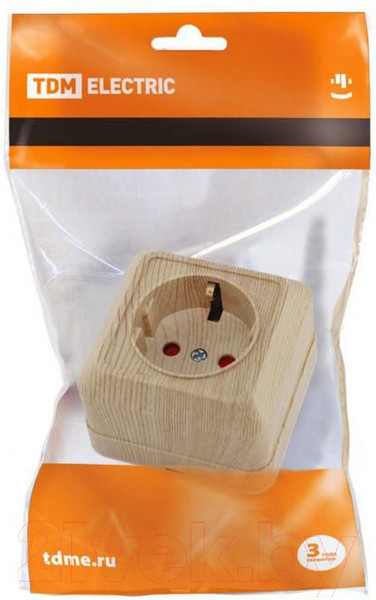 Изображение товара Розетка TDM Ладога SQ1801-0054 (сосна)