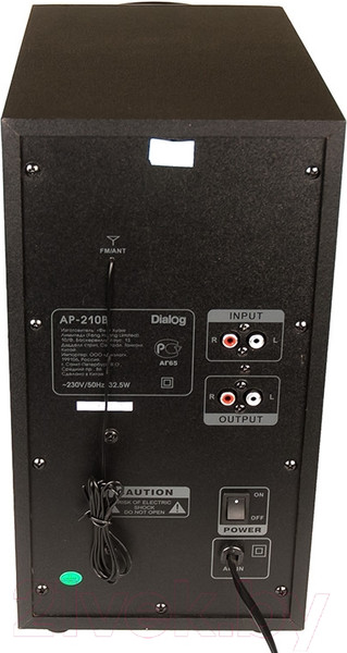Изображение товара Мультимедиа акустика Dialog AP-210B (черный)