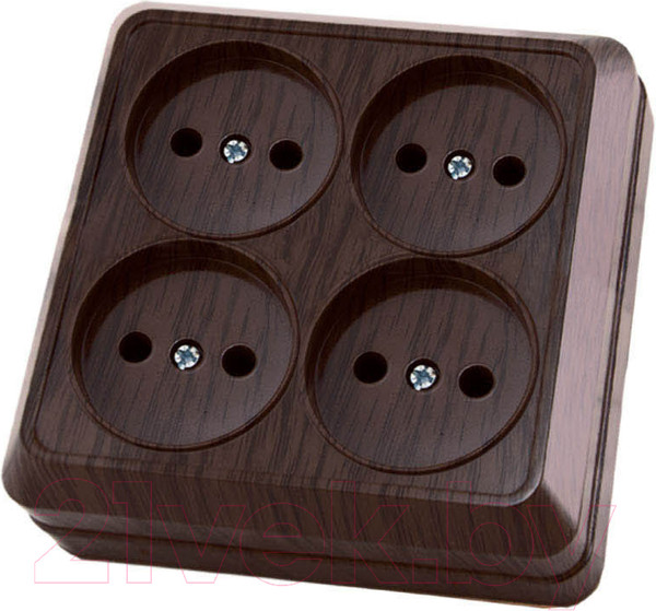 Изображение товара Розетка TDM Ладога SQ1801-0320 (бук)