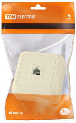 Изображение товара Розетка TDM Ладога SQ1801-0023 (слоновая кость)